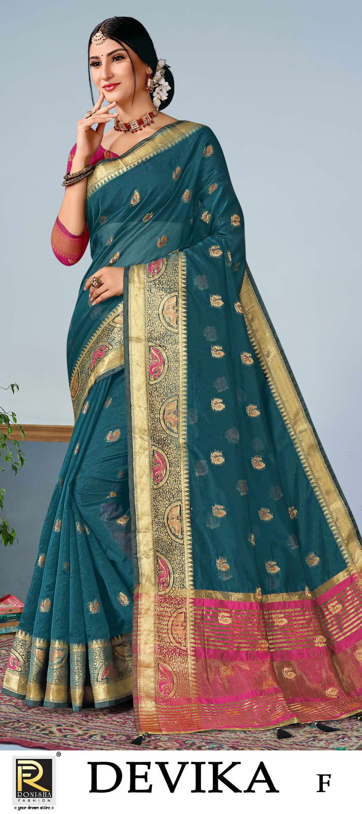 Devika By Ronisha Banarasi Silk Sarees Catalog